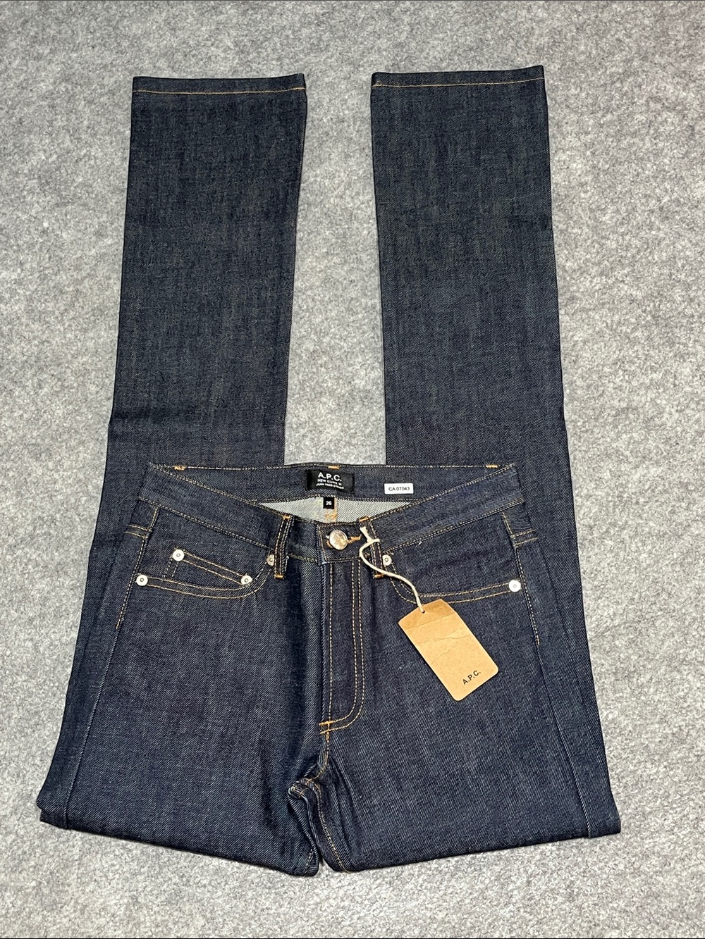 A.P.C. New Cure Jeans in Indigo Wash Straight Leg